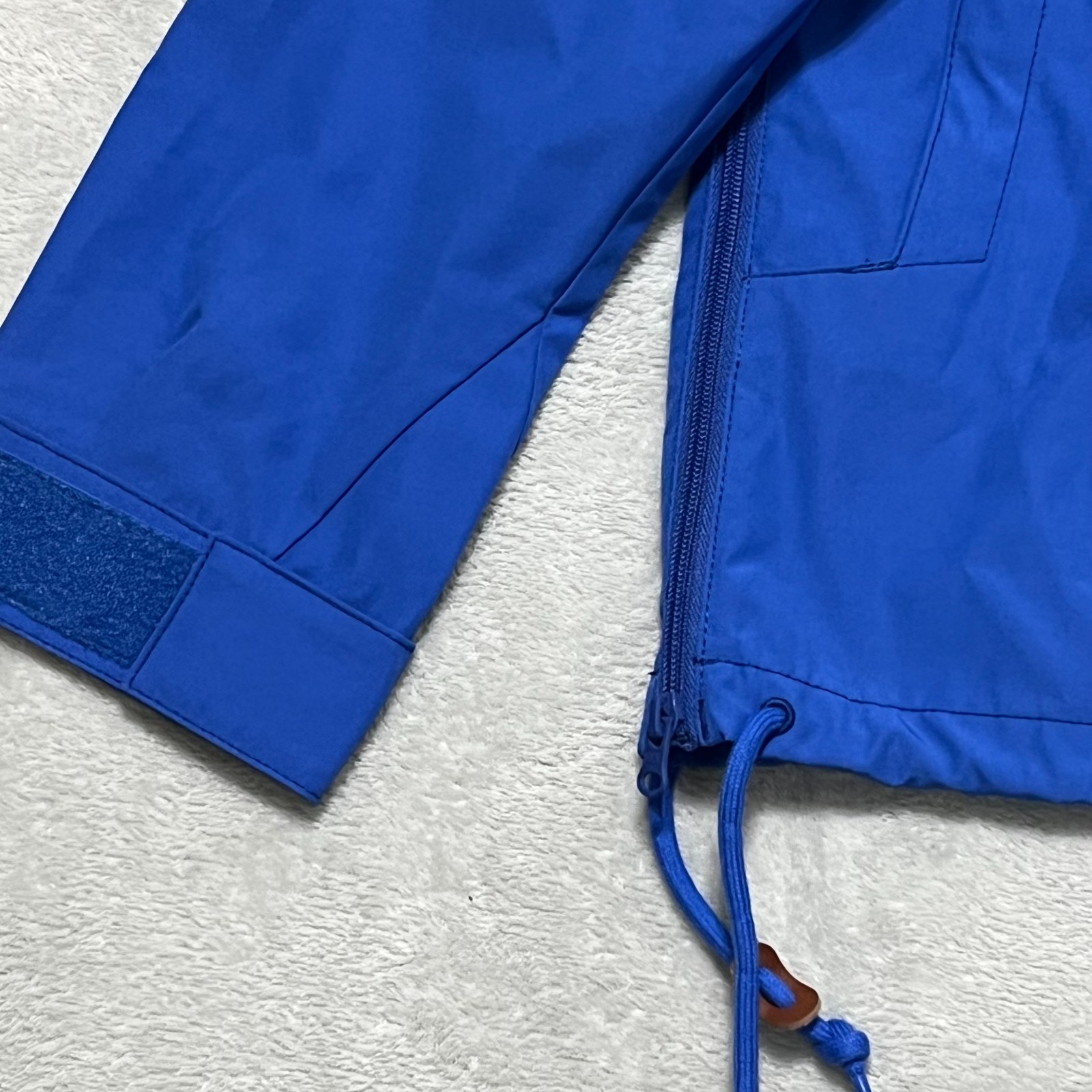 Alpine Design Anorak Pullover Jacket Mens L Blue Hooded Wind Water Resistant NWT
