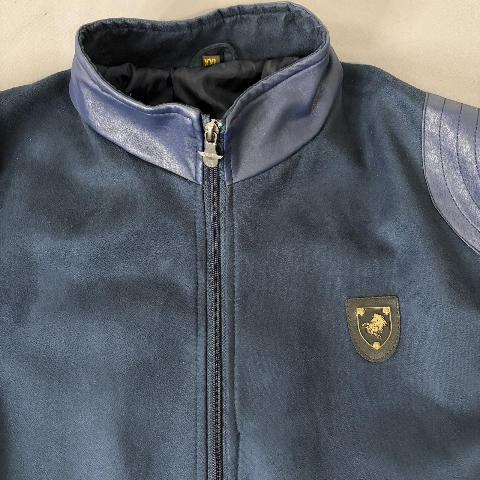 A.C. Luxury Collection Men’s Navy Jacket Made in Italy – Slim Fit Size M