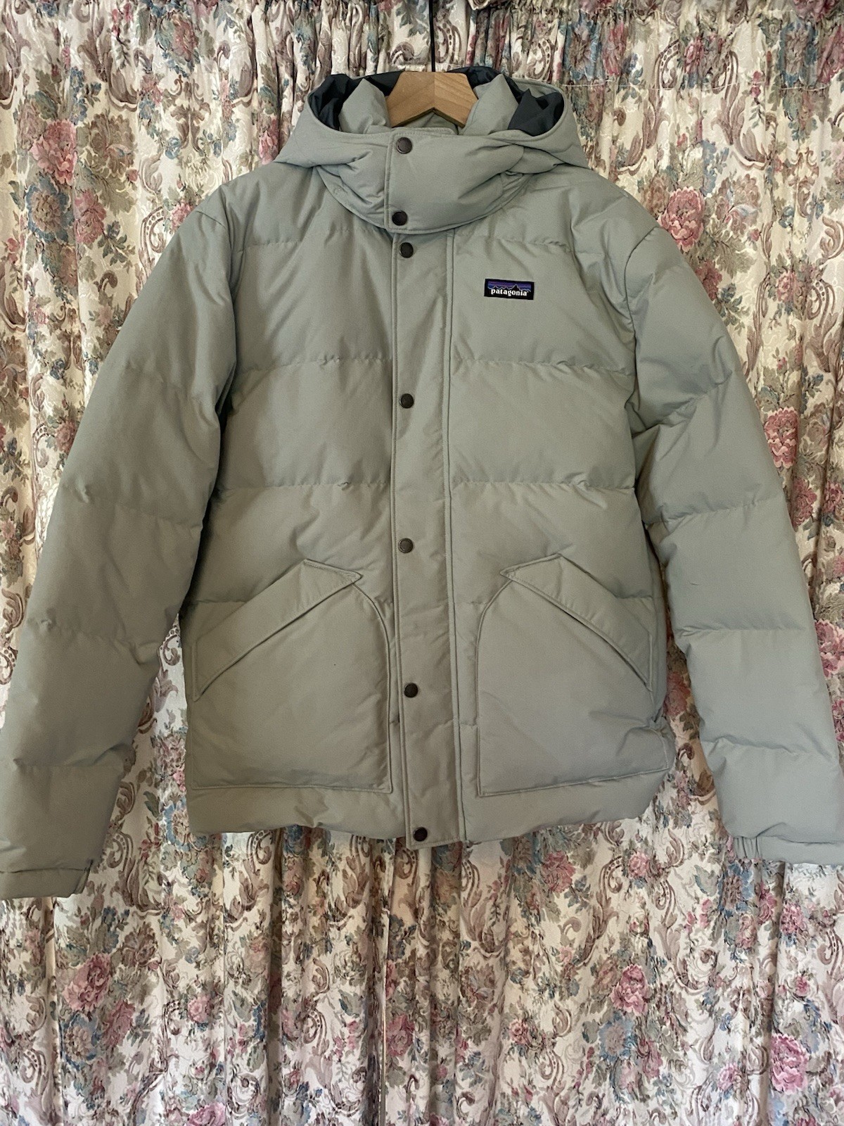 Men’s Patagonia Downdrift Jacket In Sleet Green Size Medium