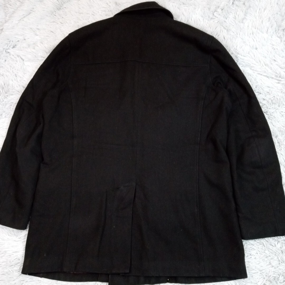 Guess Jacket Mens XL Black Wool Blend Coat Professional Business Career Banker