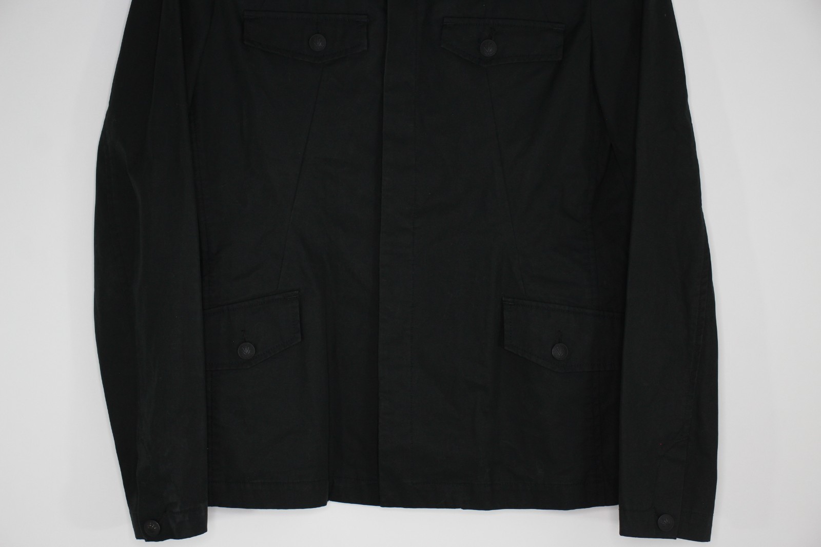 Rag & Bone Mens 40 Military Style Black Made In USA Jacket G1457