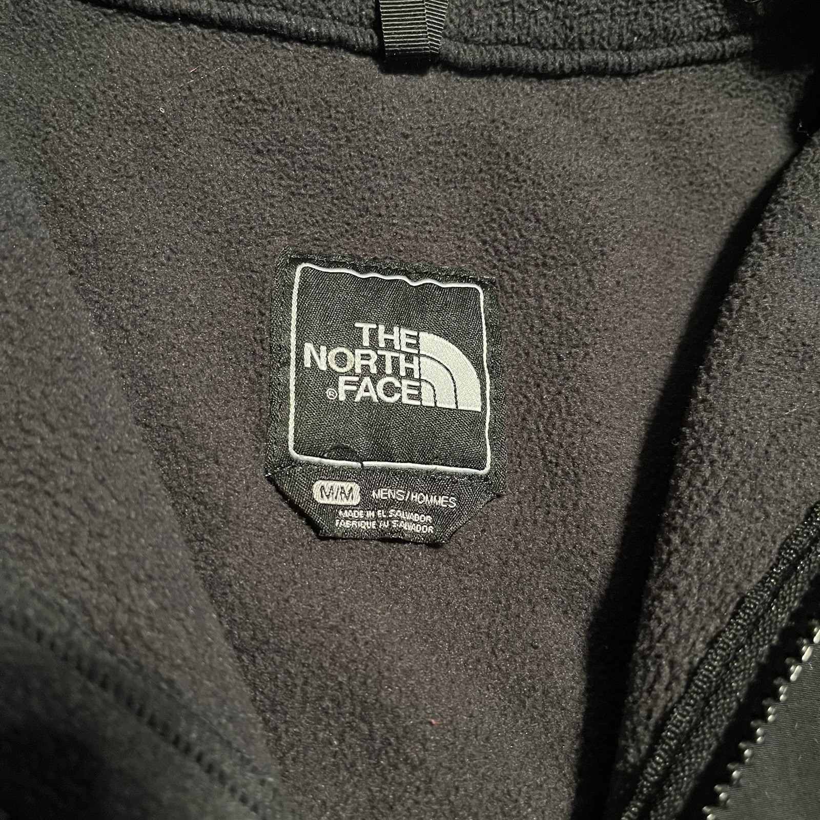 The North Face Denali Fleece Jacket M Black Zip Midweight Unisex Adults