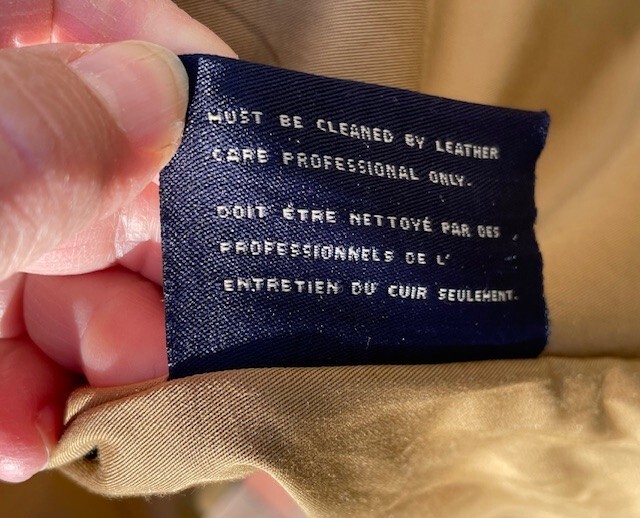 Super soft Dockers jacket, black lamb leather full zip mid-weight lined +pockets