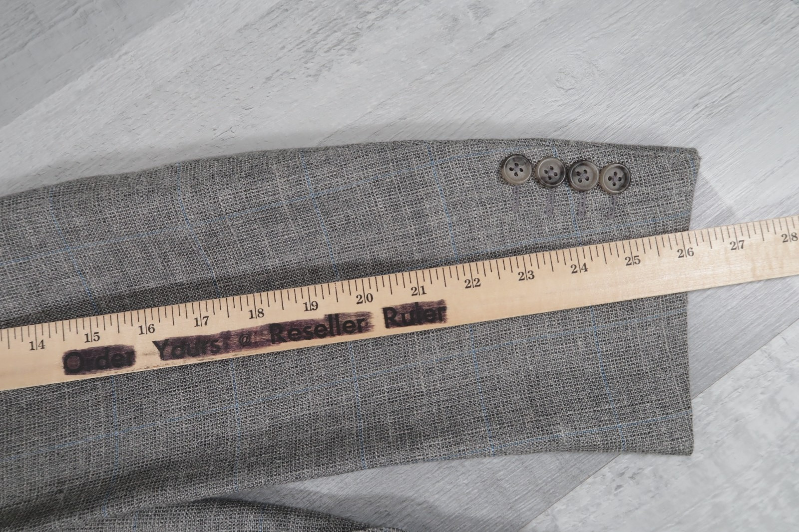 Dunhill Silk Wool Linen Blazer Jacket St James Fit 54R Mens Grey