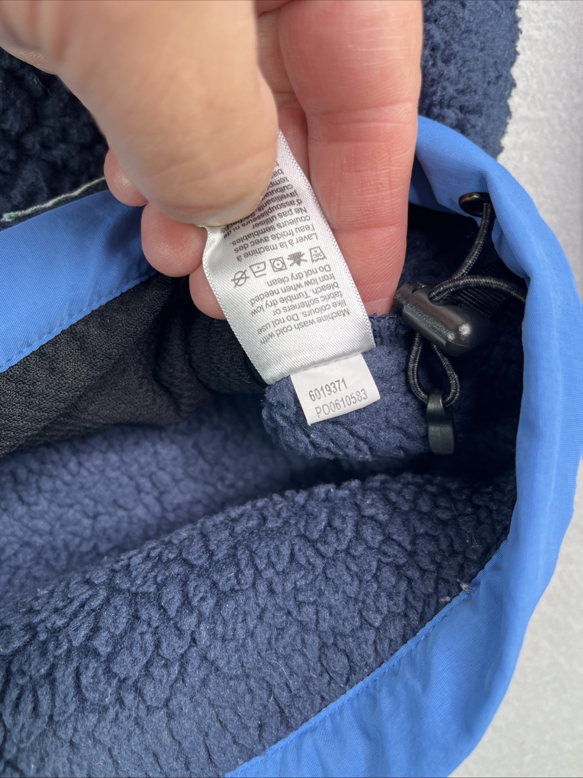 Mountain Equipment Fleece Jacket Mens L Blue Full Zip Outdoor Hiking Walking