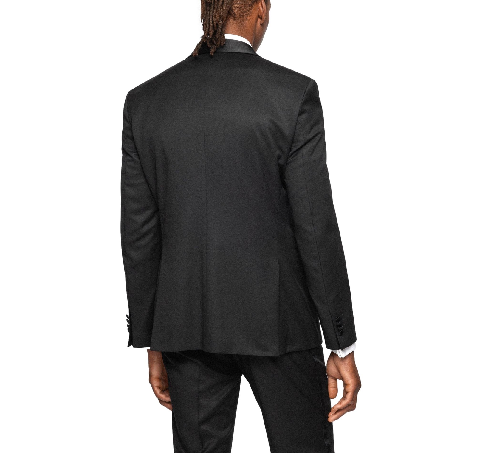 BOSS Regular Fit Tuxedo Jacket H-JECKSON-TUX-S-B1 50469185 Color Black