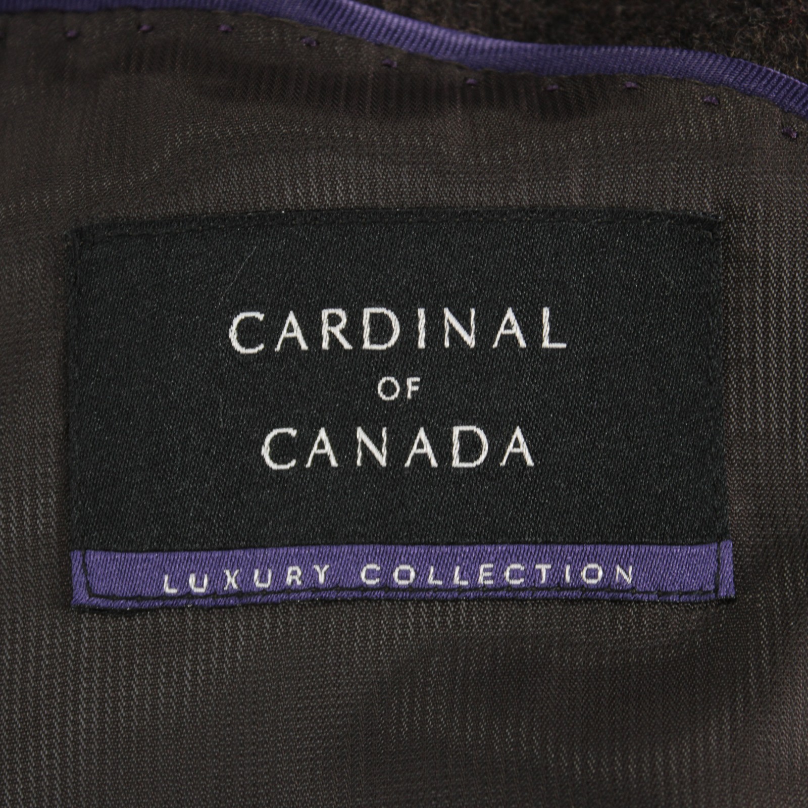 Cardinal of Canada NWT Top Coat Size 40R US in Brown Melange 100% Wool