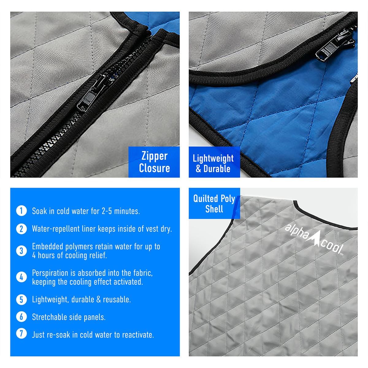 AlphaCool Evaporative Cooling Vest XXL/3XL