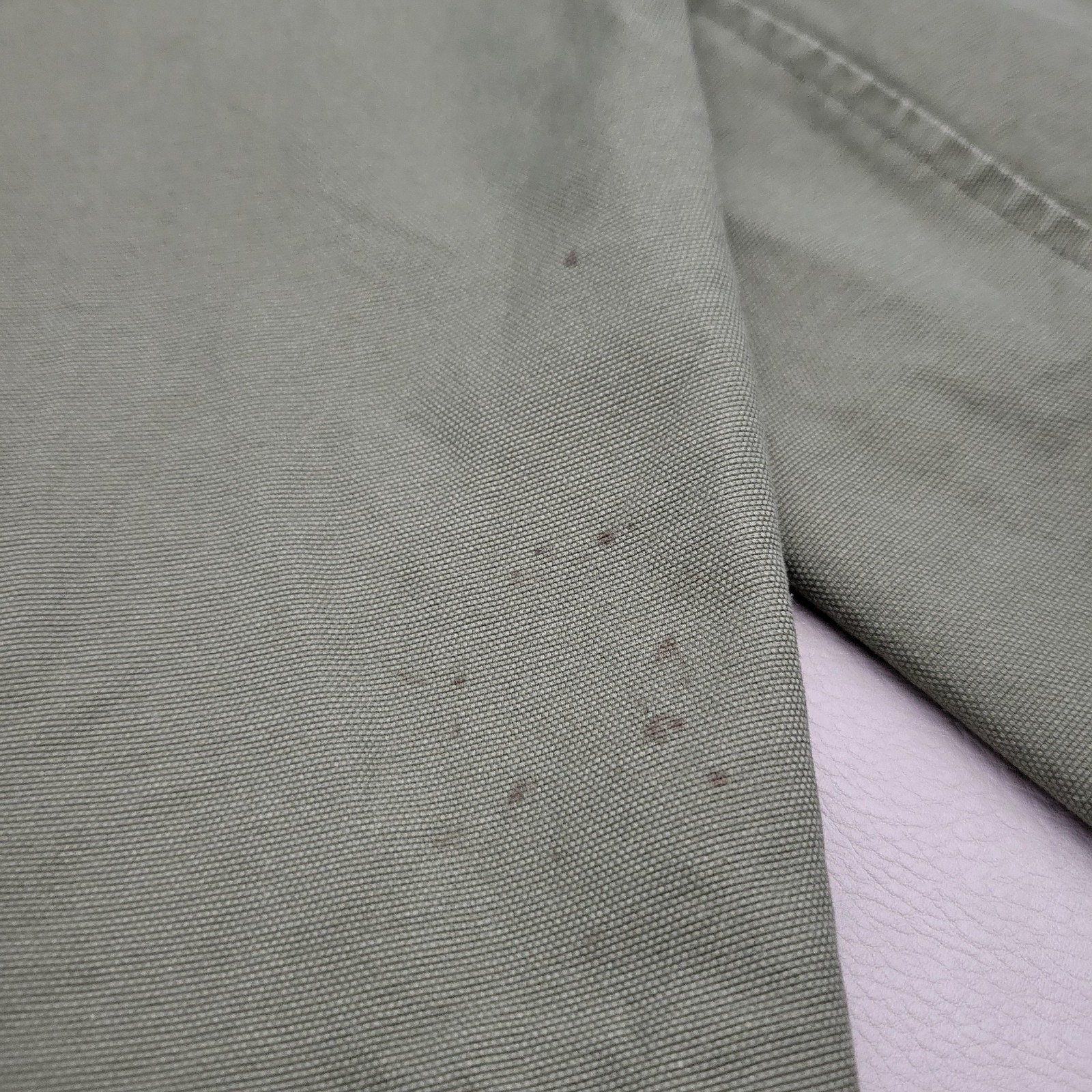 Vineyard Vines Mens Coat Boatyard Barn Chore Military Canvas Corduroy Green XL