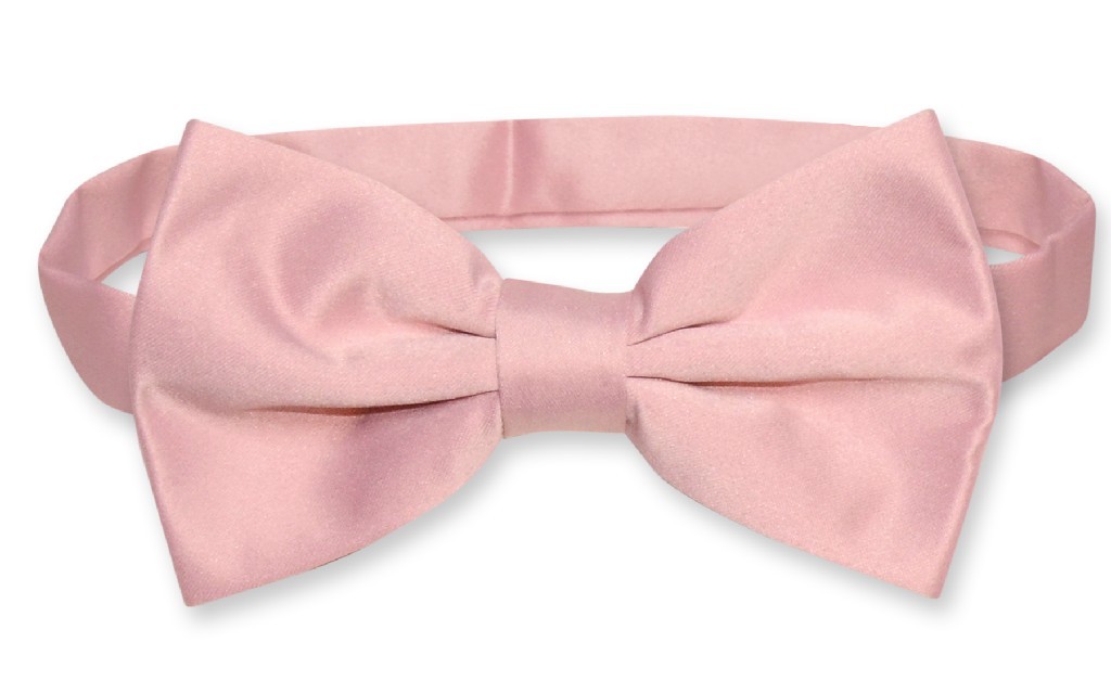 Men’s Dress Vest BOWTie Hanky BLUSH DUSTY ROSE PINK Bow Tie Set for Suit Tuxedo