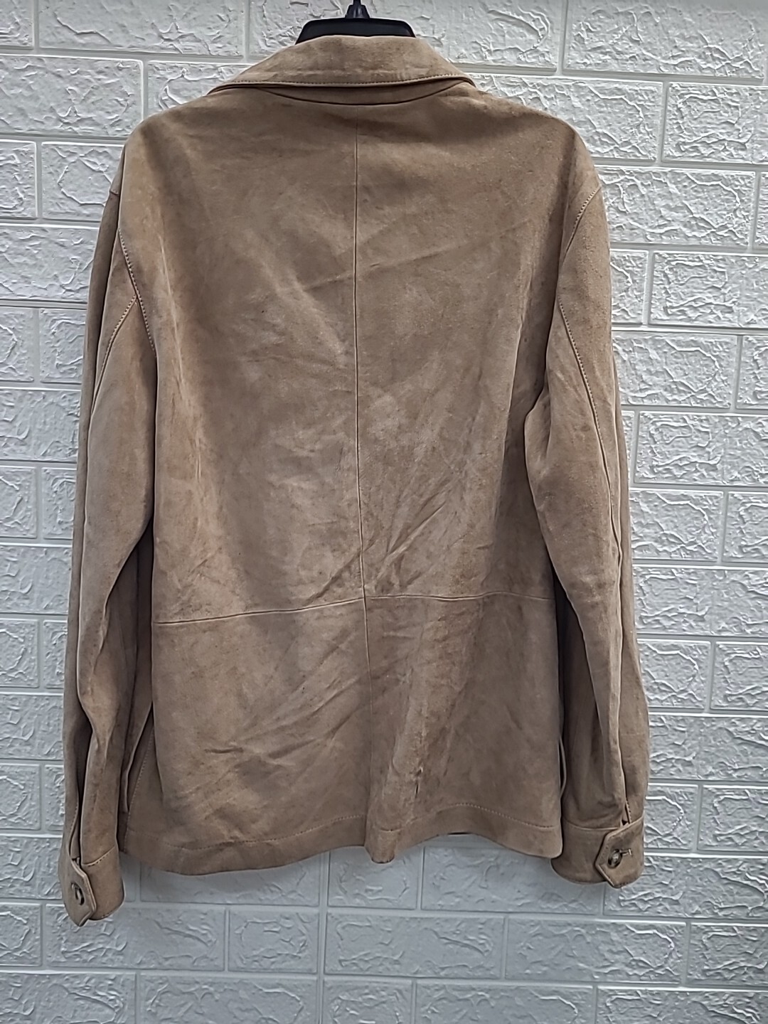 New Valstar Suede Overshirt Jacket Light Sand Size 52/185