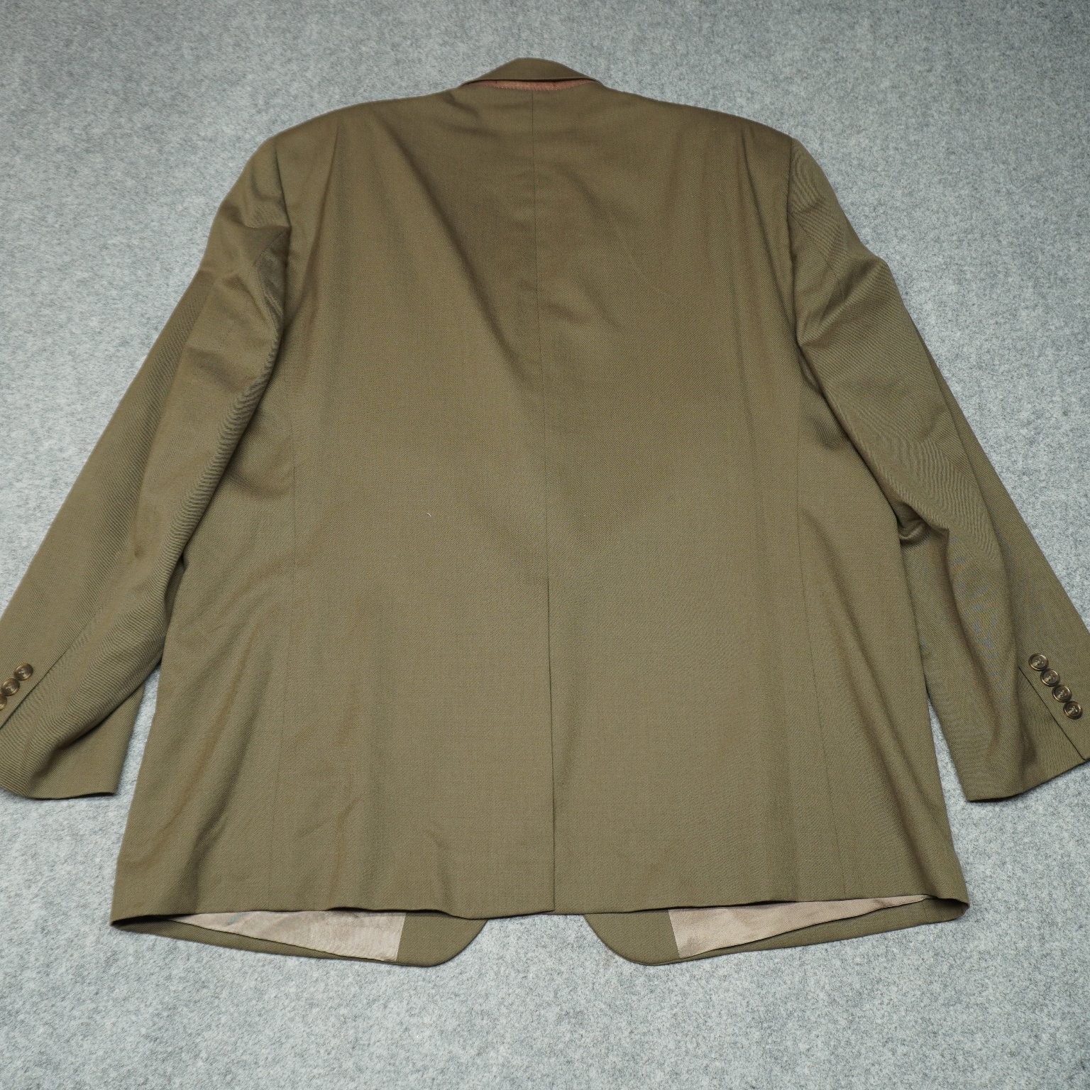Chaps Men’s Wool Blazer Jacket Brown Size 48R Dry Clean Only