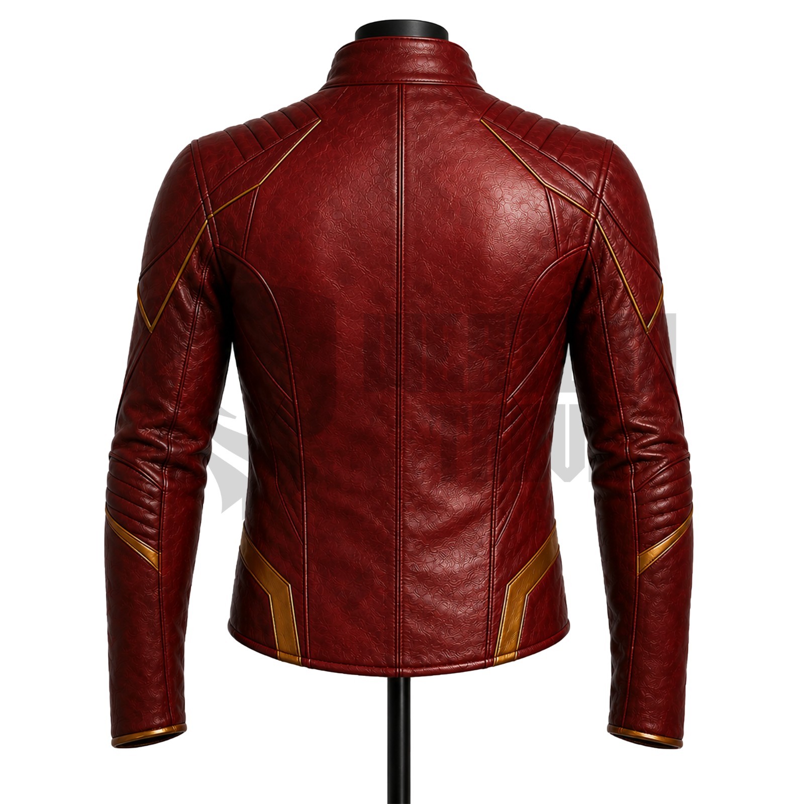 The Flash Red Leather Jacket DC Superhero Cosplay Motorcycle Biker Jacket