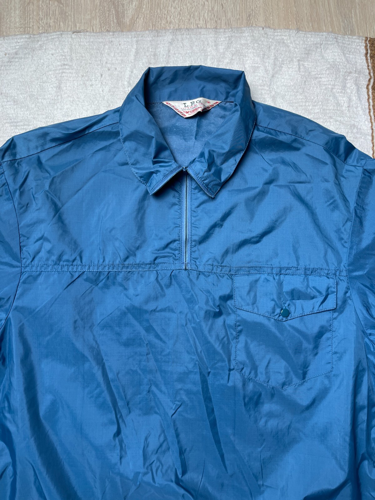 Vintage 80s McGREGOR Nylon Anorak L.P.G. Shirt Size Medium