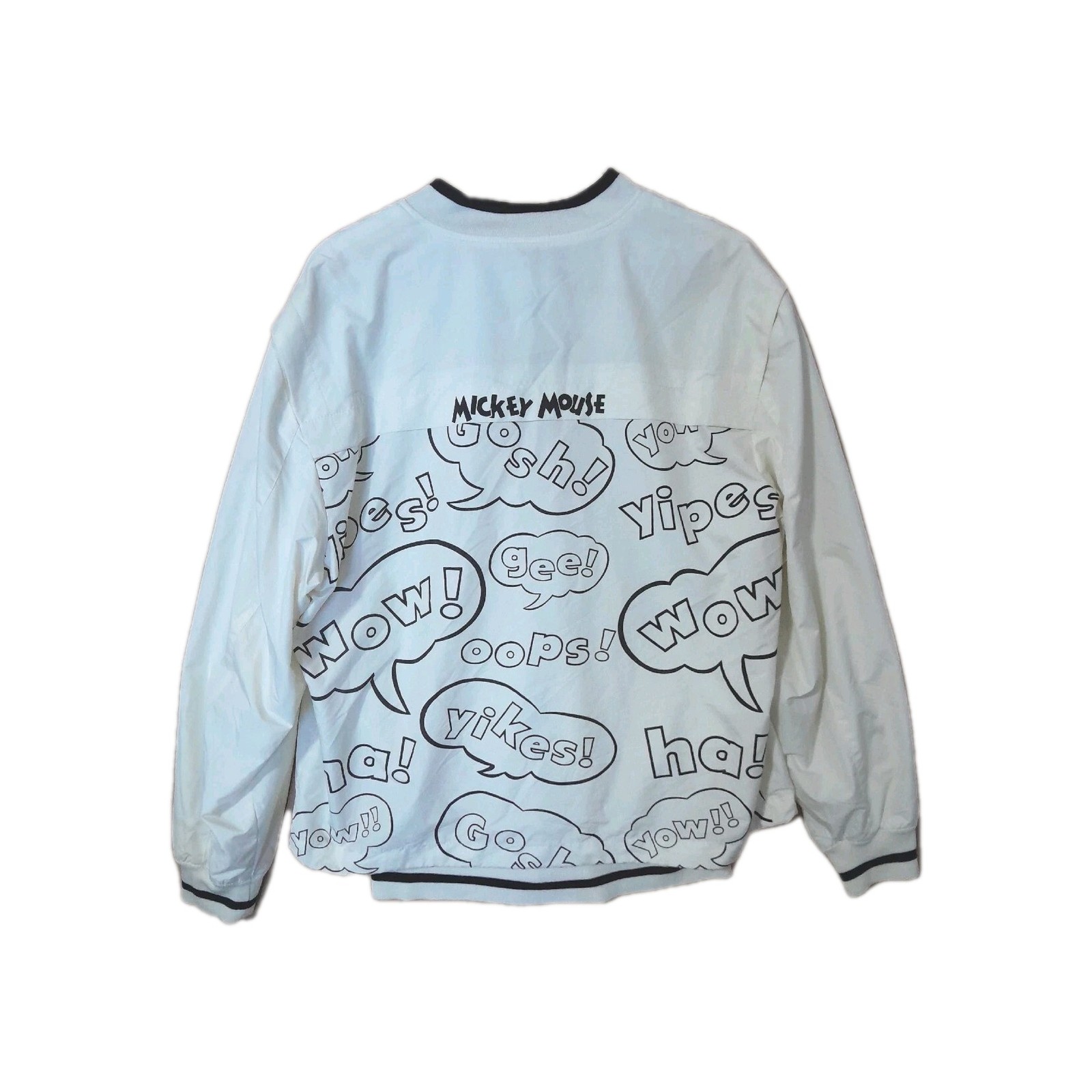 Walt Disney Collections White Windbreaker Jacket Size 105 cm VGC