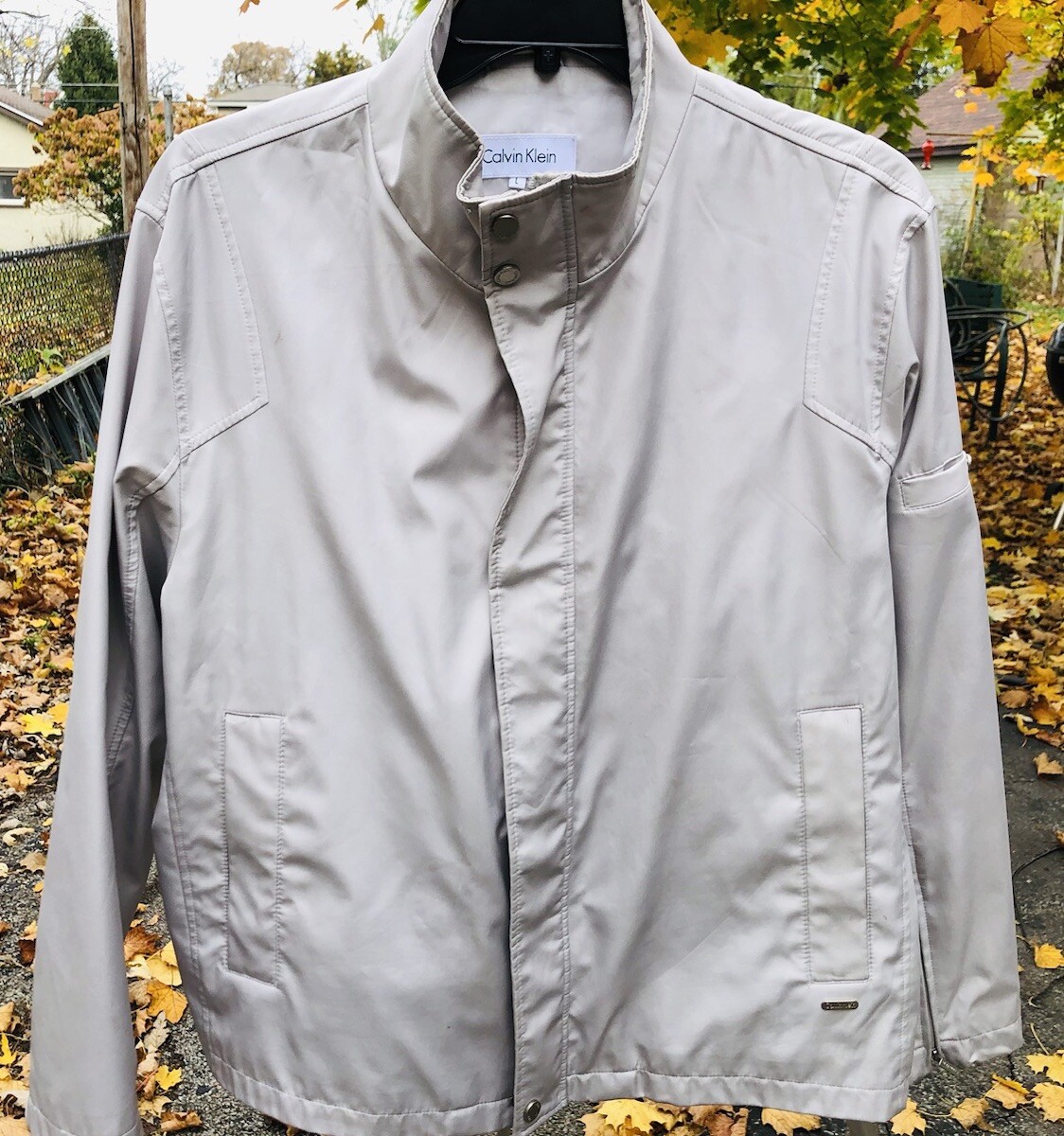 Calvin Klein men’s jacket size large professional dry clean only