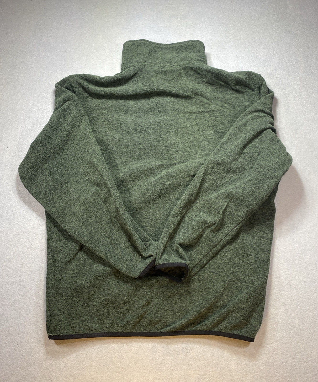 Dri Duck Pullover Mens M Green UPS Long Sleeve Four Button Fleece Sweatshirt U