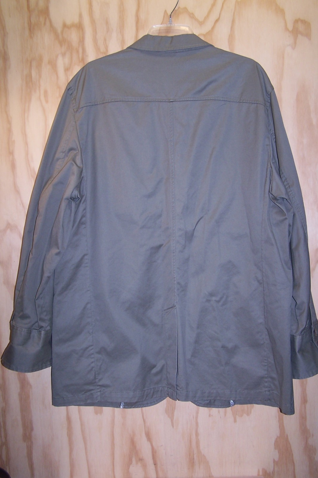 NWOT Sonoma Men’s Four Pocket Button Outdoor Blazer Jacket Olive Green Size XL