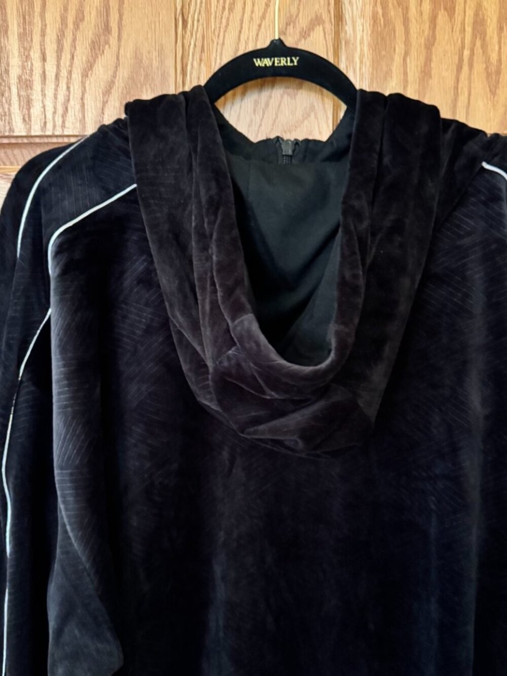 LU Linea Uomo Jacket Mens 4XL Black Full Zip Hooded Pockets