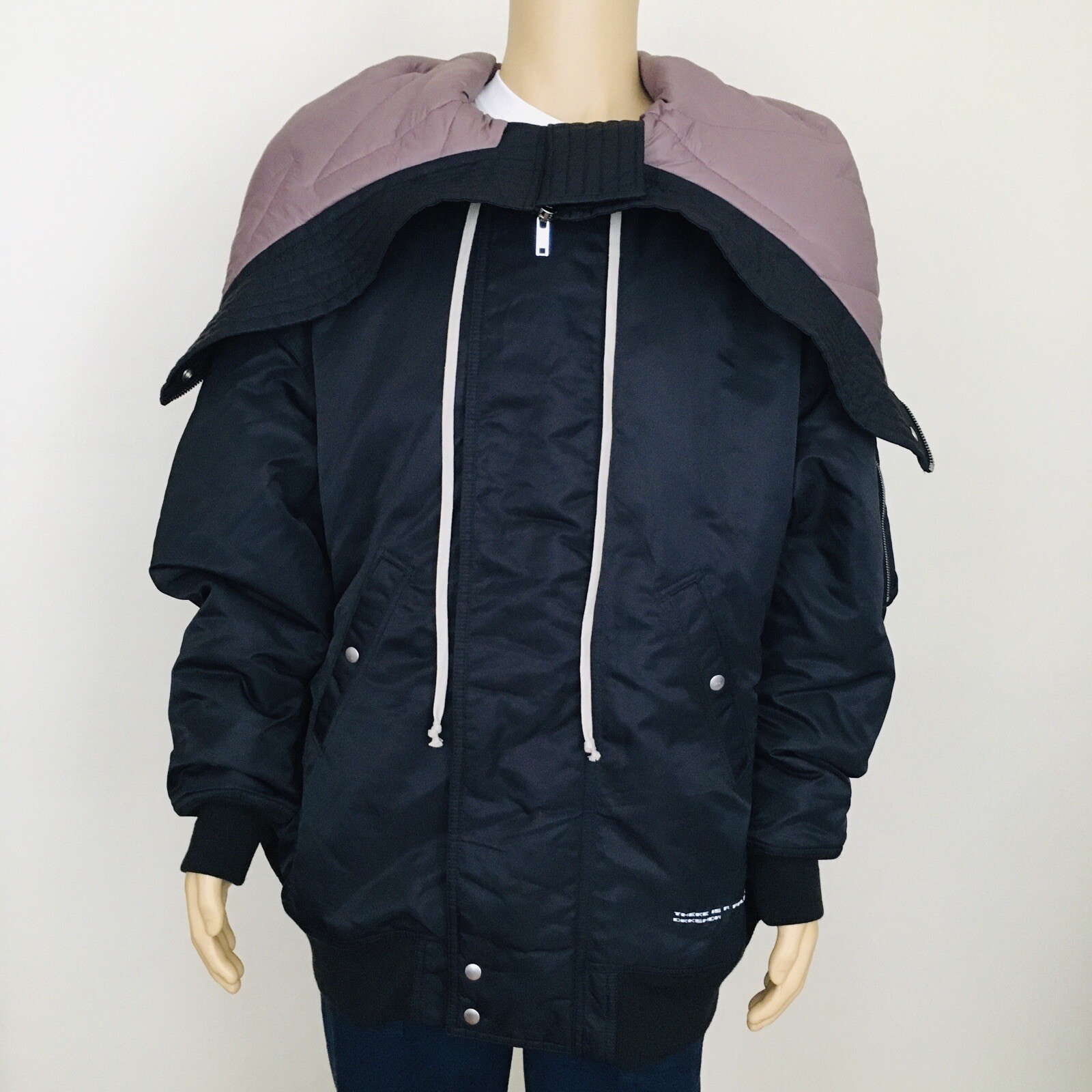 Rick Owens Drkshdw Long Bomber Jacket Men’s Size XL – DU02C5765