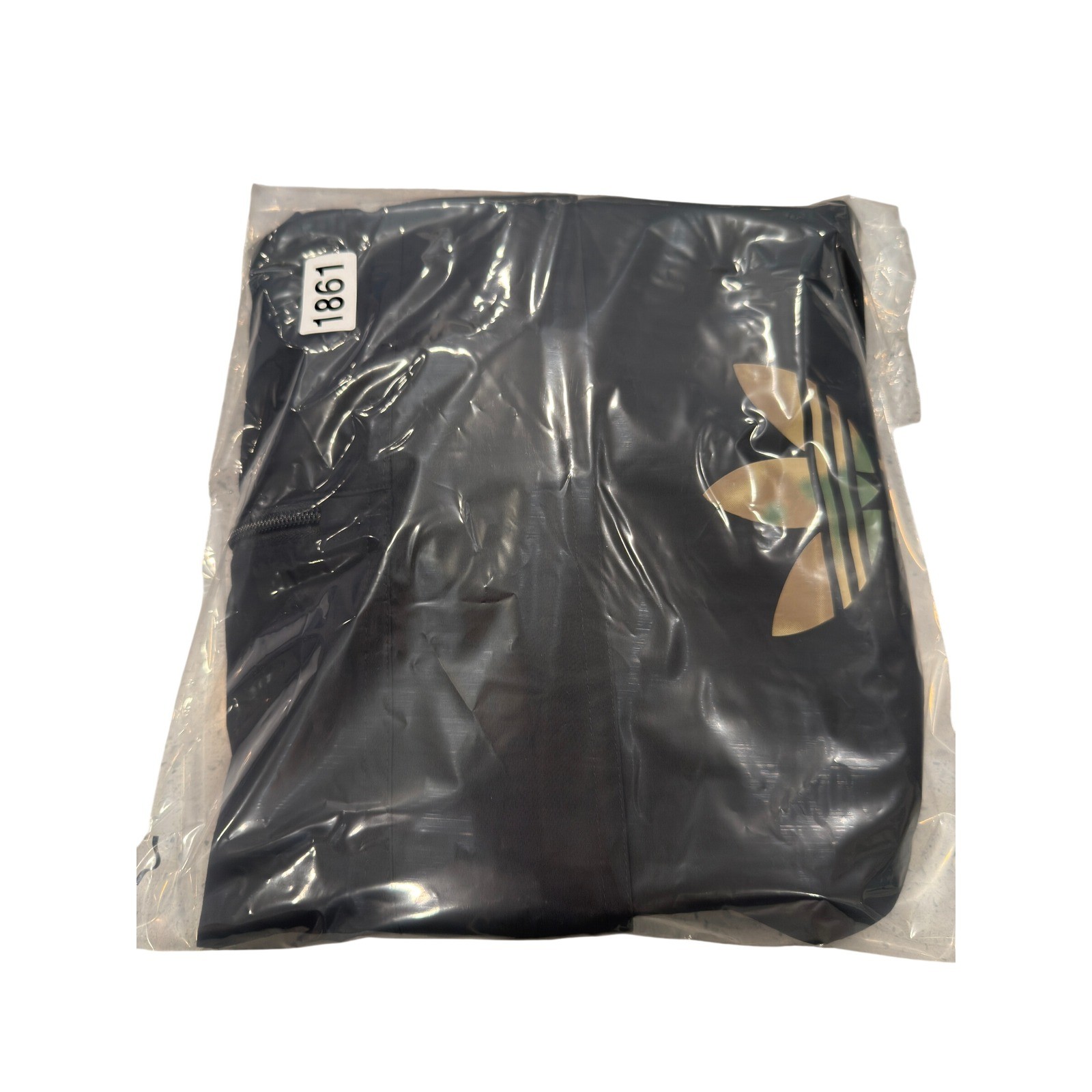 Adidas Originals Mens Camo Windbreaker Anorak Jacket Black GN1875 Small NEW