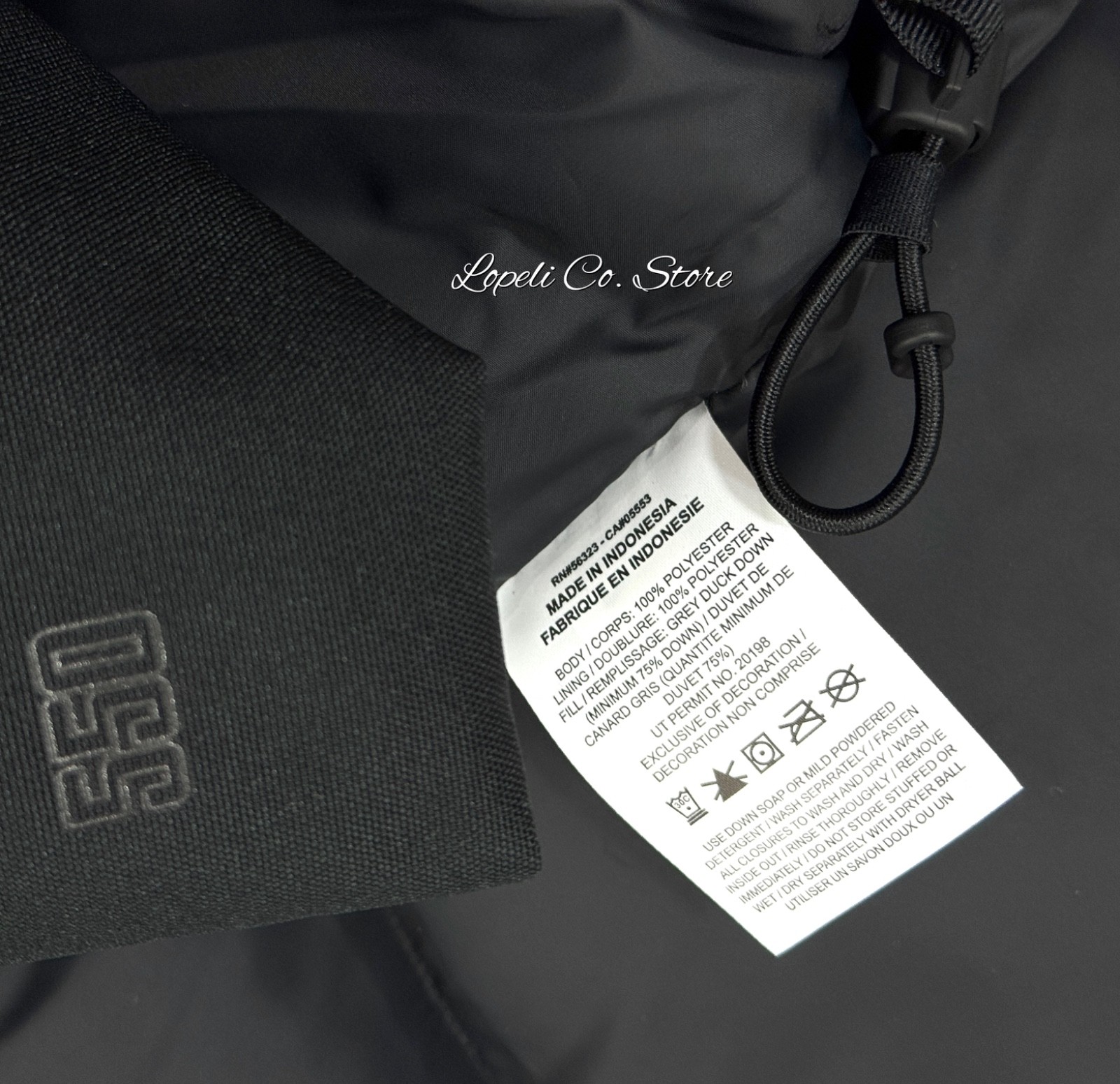 Nike 550 Black Parka Jacket Down Filled Storm Fit Hooded DJ6526-010 Medium