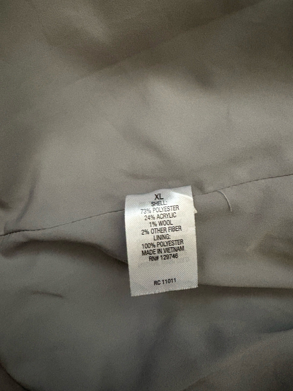 Ridgecut Flannel Jacket – Men’s XL – Gray/White