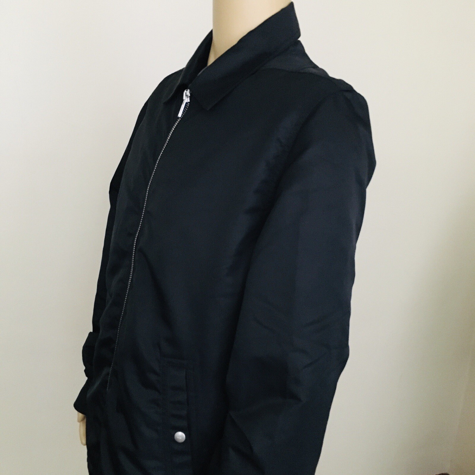 Rick Owens DRKSHOW BRET 1 – Zipfront Men’s Jacket – Black Size XL – DU01D1783 –