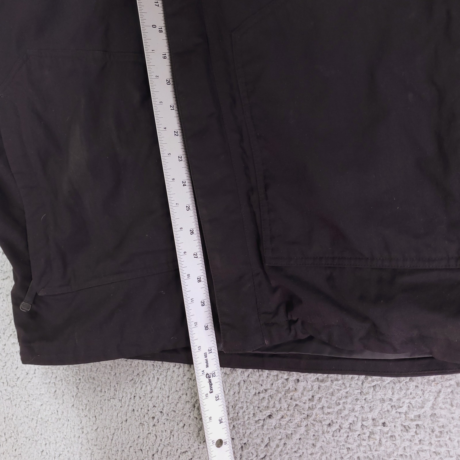 The North Face HyVent Shell Jacket Mens L Black Hooded Outdoor Adventure Gorp