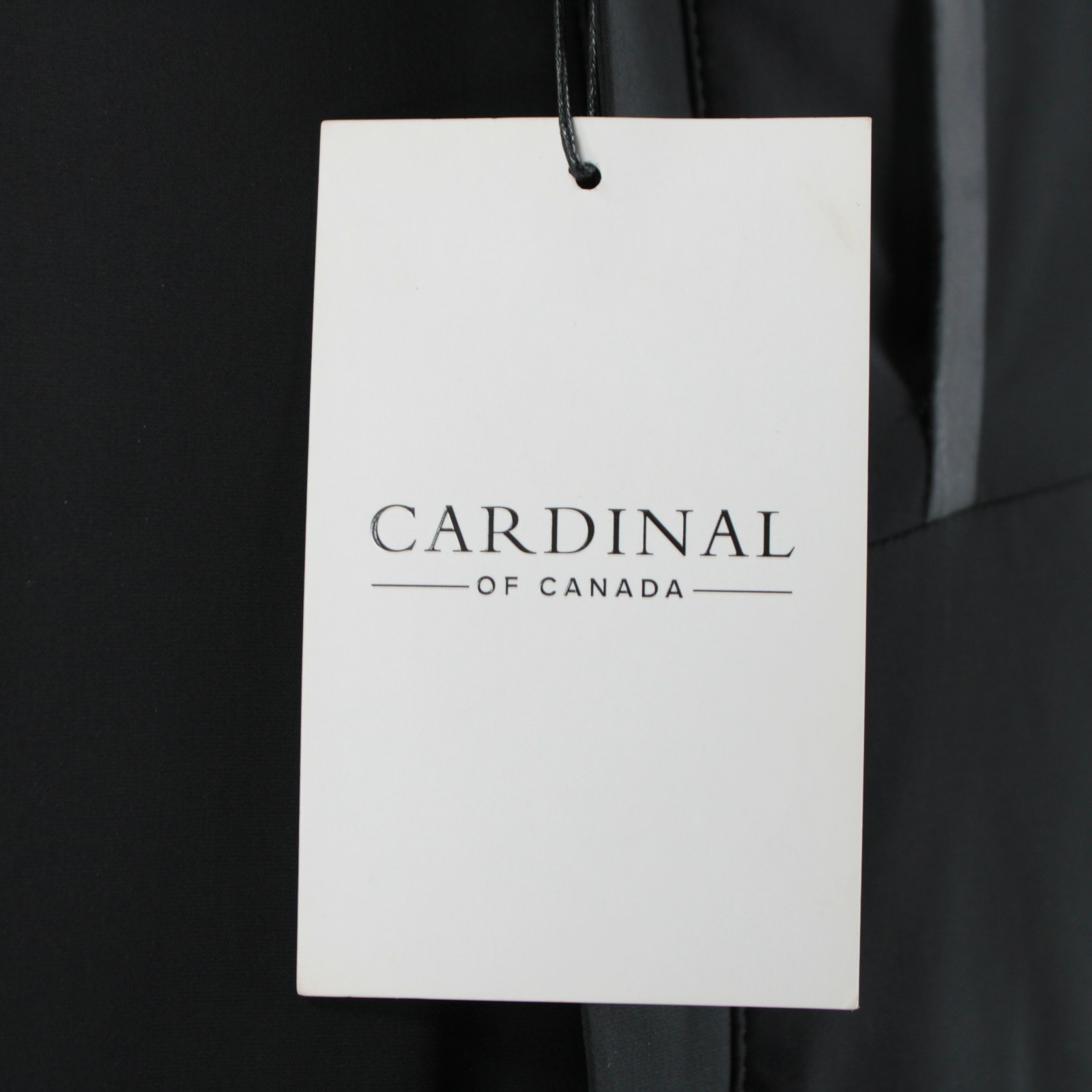 Cardinal of Canada NWD Nylon Blend Hooded Jacket Size Large US In Solid Black