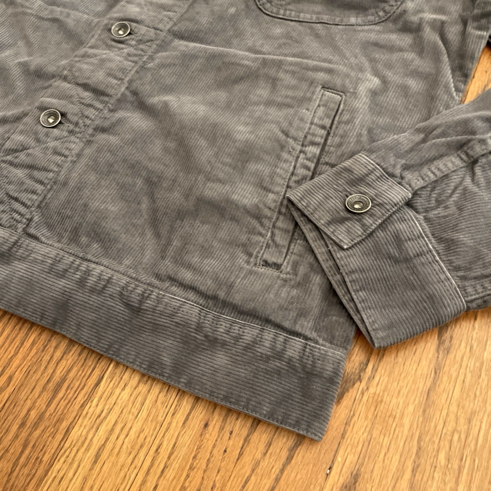 TAYLOR STITCH The Long Haul Jacket in Shale Cord Gray Mens XXL 46 NWT msrp $198