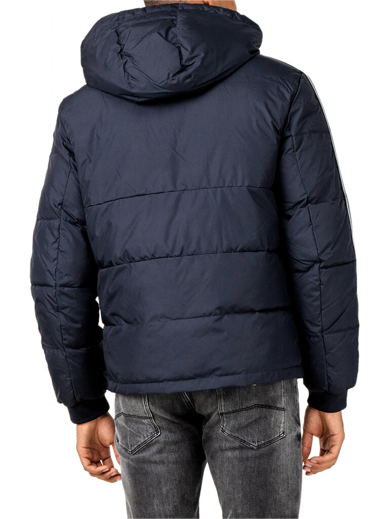 NWT : A|X ARMANI EXCHANGE Mens Quilted Hooded Jacket : NAVY : S – XXL