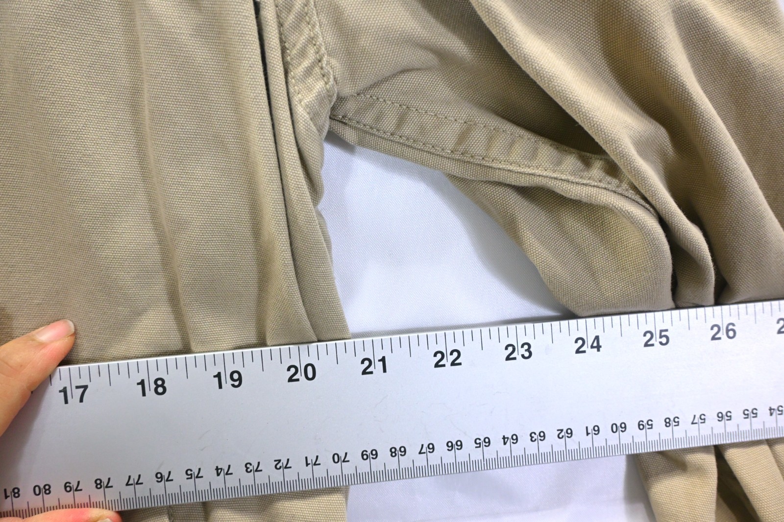 VTG Aeropostale Hooded Army Jacket Mens L Tan Full Zip Lightweight 100% Cotton