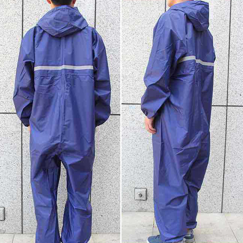 Conjoined Rain Suit Motorcycle Waterproof Raincoat 1 Piece Men Fashion Work