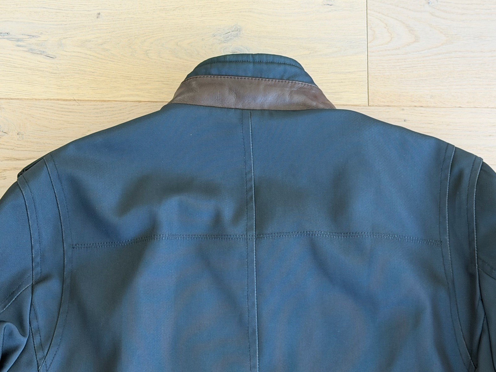 Borrelli Napoli Navy Padded Travel Jacket EU50/US40 Handmade In Italy