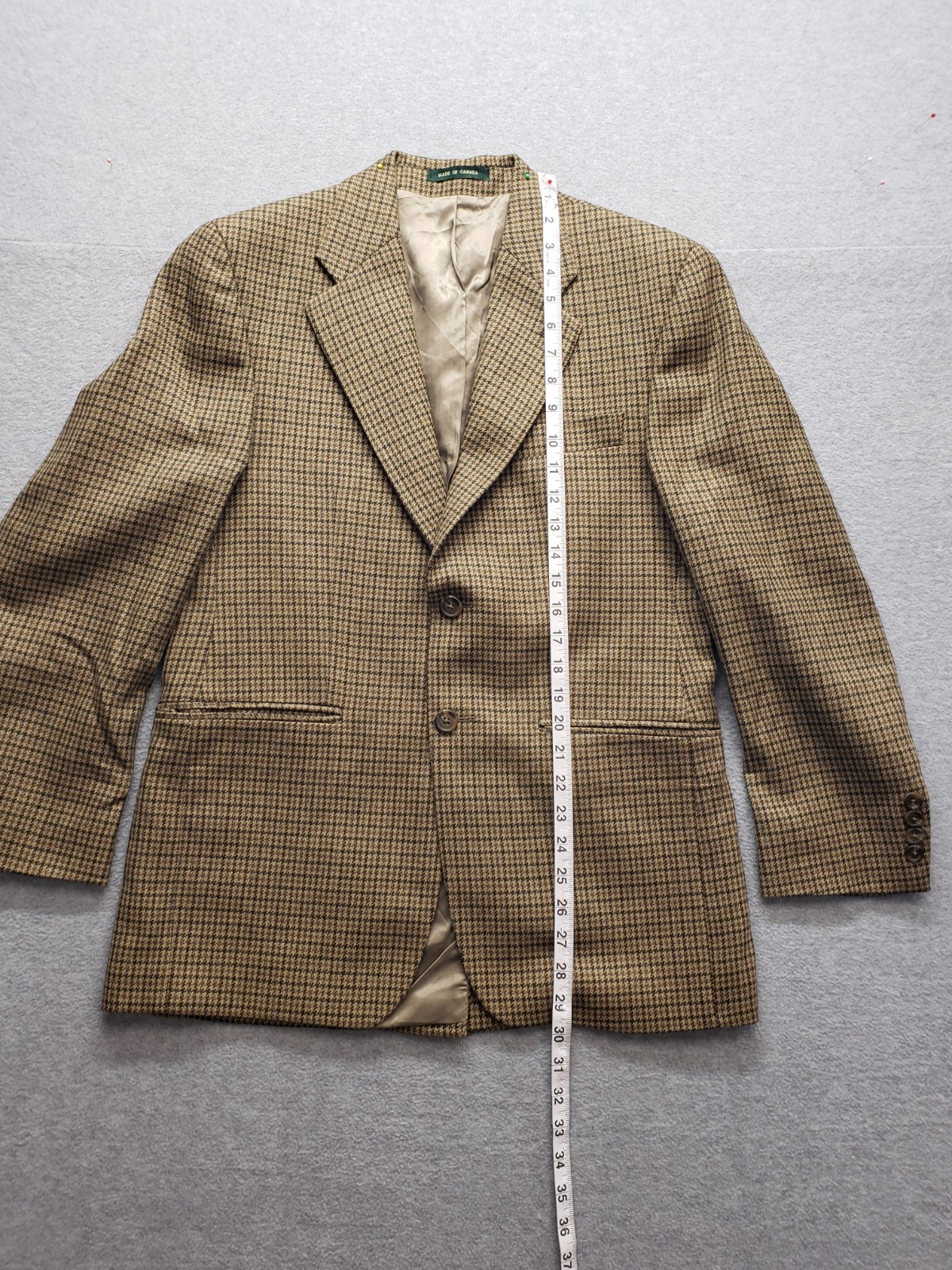 Lauren Ralph Lauren Men Blazer Jackets M 36S Houndstooth Check Lined Formal