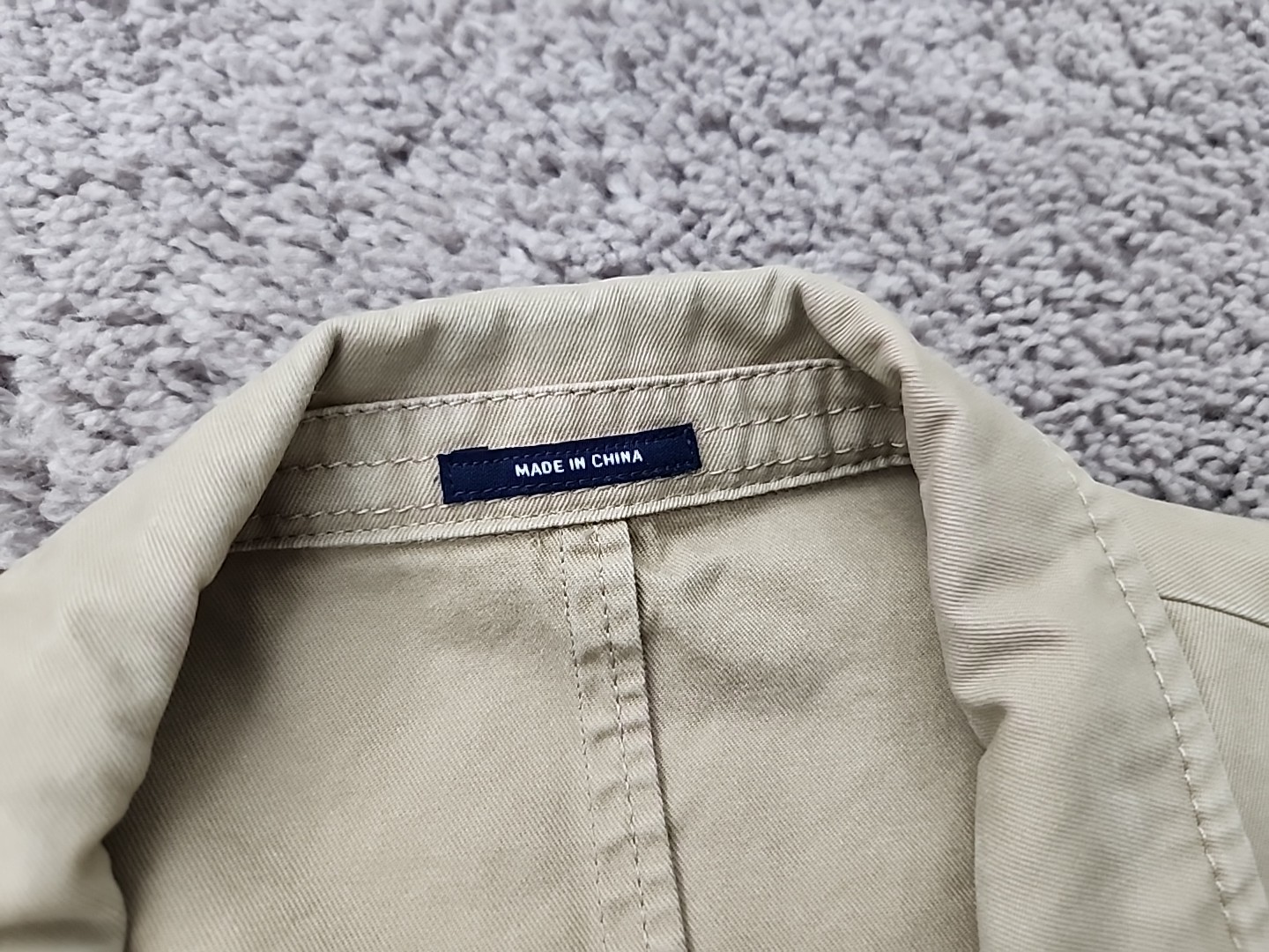 Bonobos Blazer Mens M Beige Two Button Front Patch Pockets Casual Sport Coat
