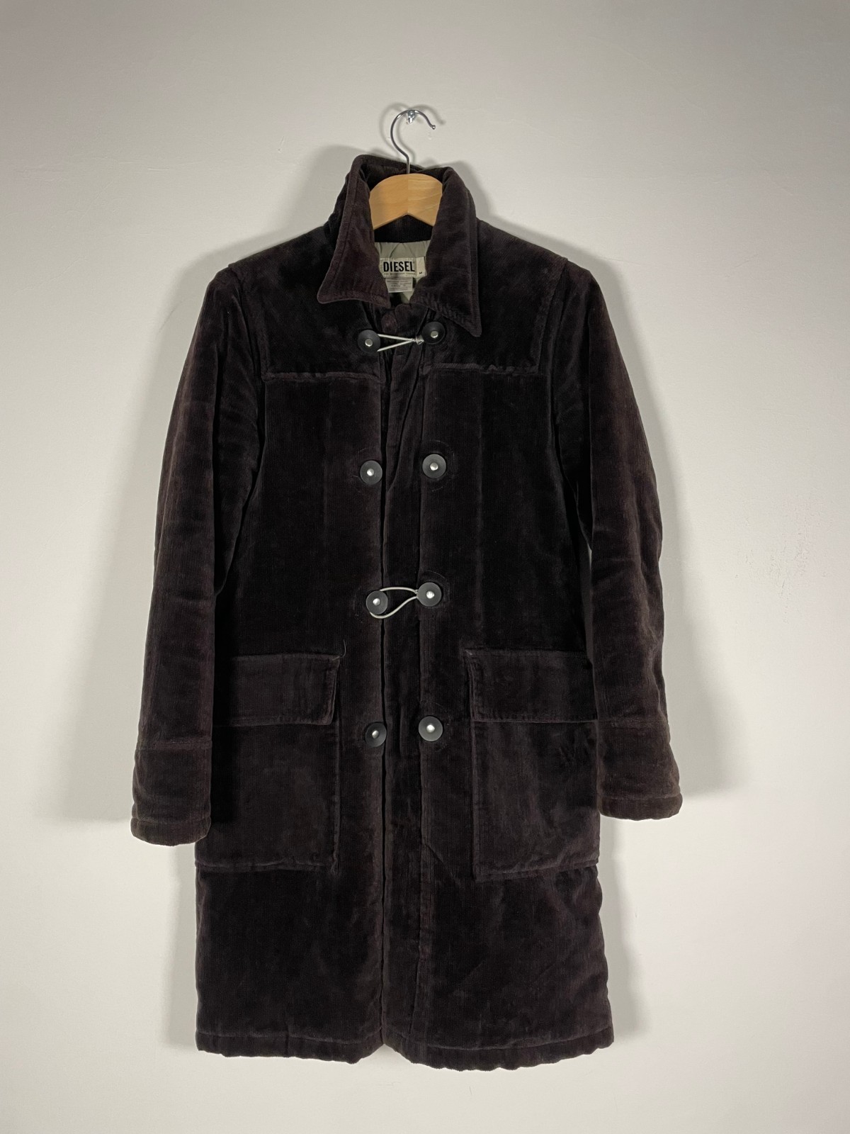 Vintage 90’s Diesel Corduroy Toggle Coat (Size: M) Made in Italy