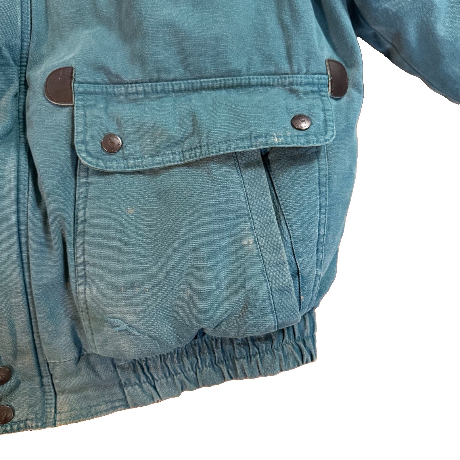Vintage Adventure Gear Double Layer Construction Down Jacket Size XL Teal