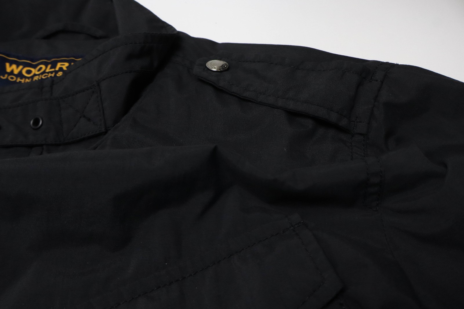 WOOLRICH JOHN RICH & BROS Jacket Men’s MEDIUM Black Utility Field Multi Pocket