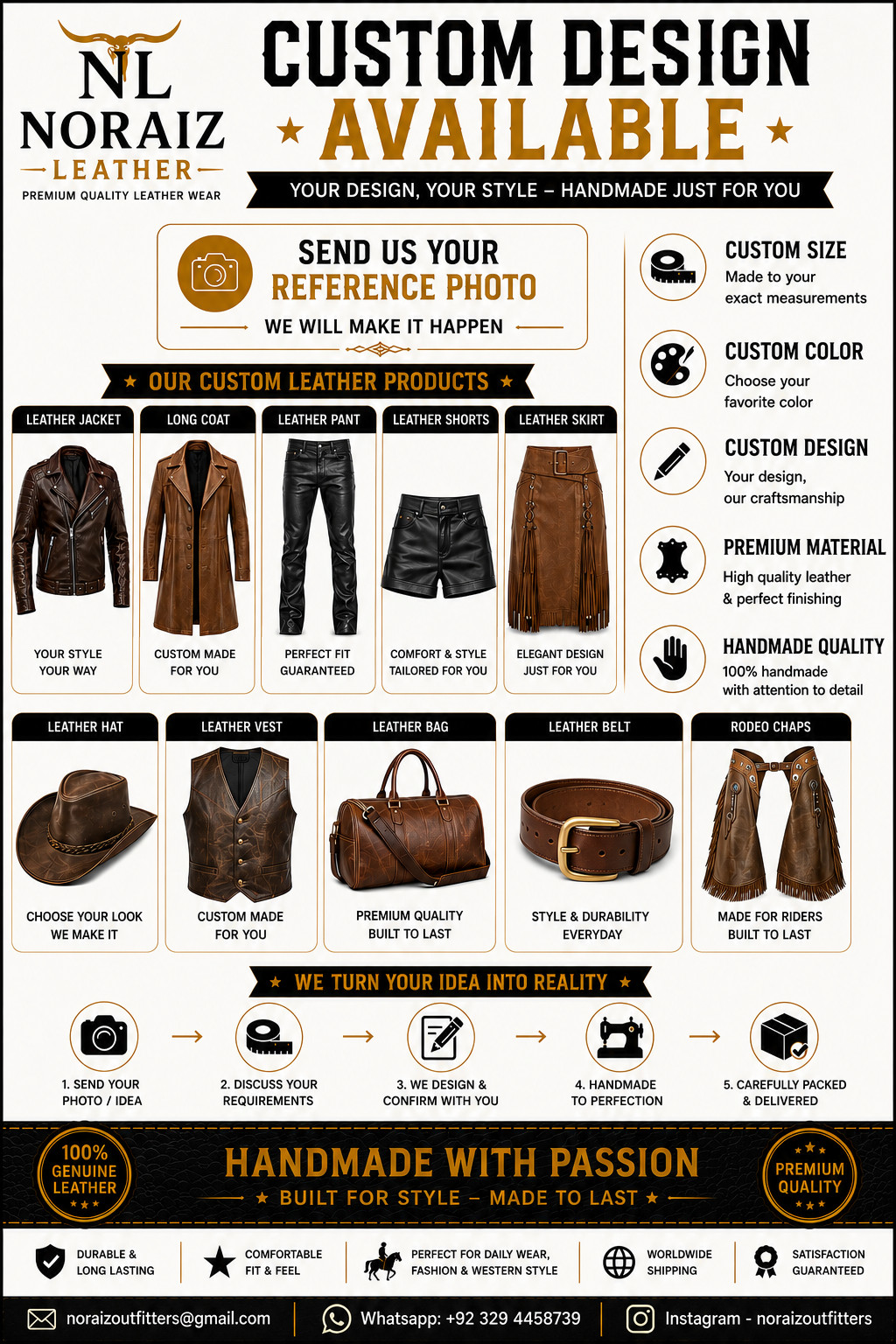 Men’s Genuine Cowhide Hair On Leather Jacket Western Rodeo Cowboy Biker Coat