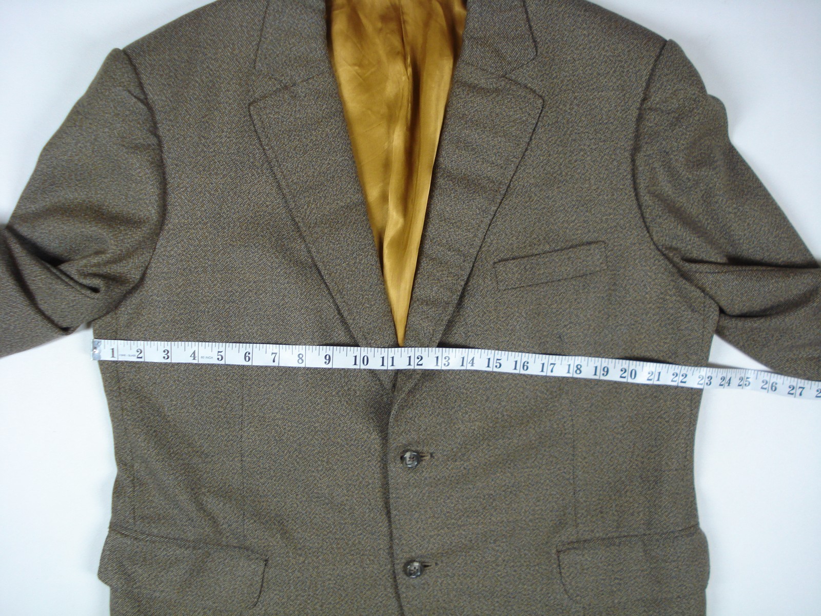 Vintage Reid & Taylor Jacket Men UK 44 Made in Scotland Tweed Worsted Blazer VGC