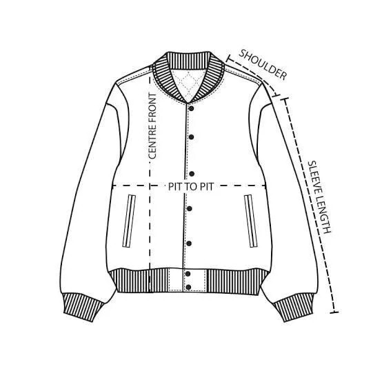 Varsity Letterman Baseball Jacket with Wool and Genuine Black Leather Sleeves