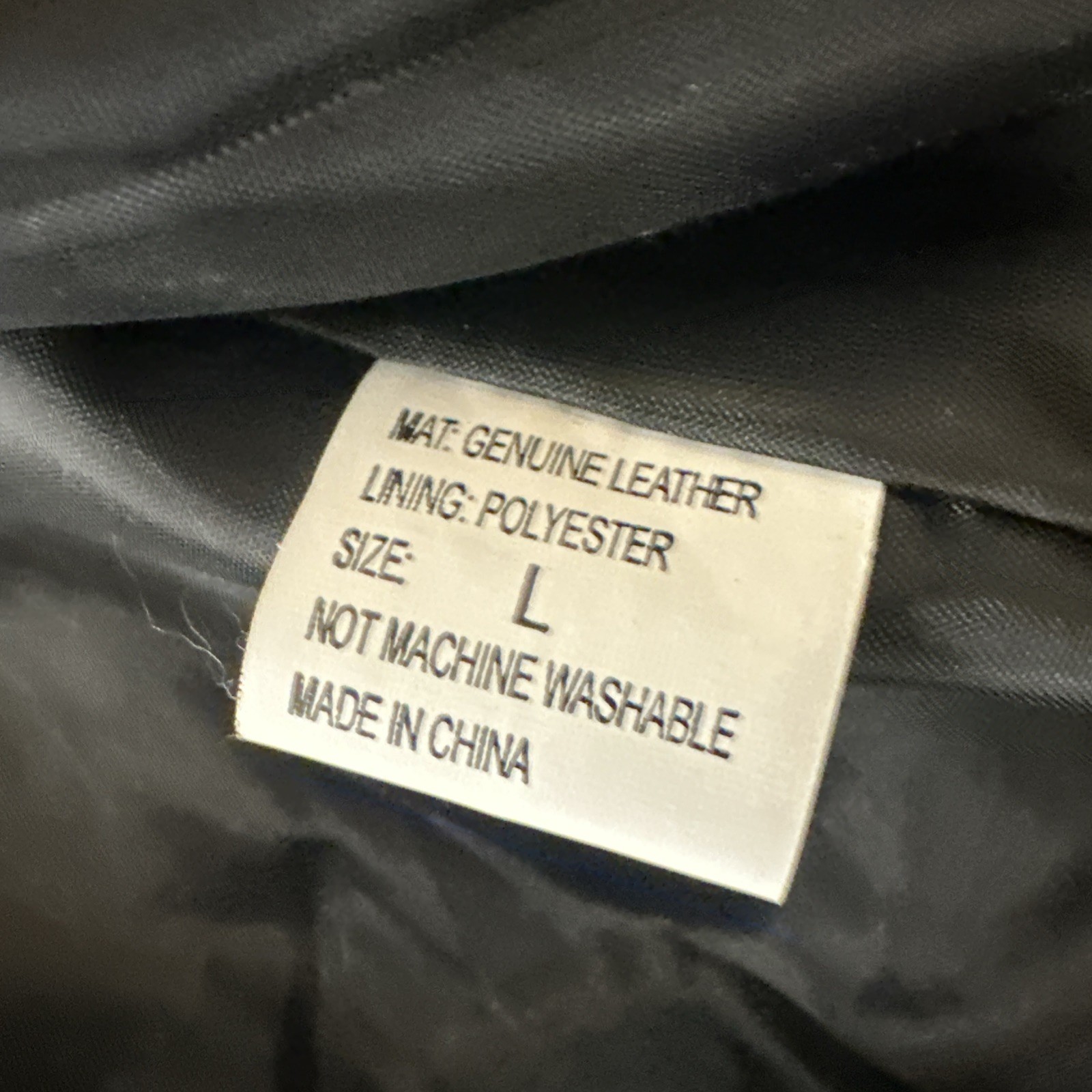United States Navy Military Leather Jacket Size Large