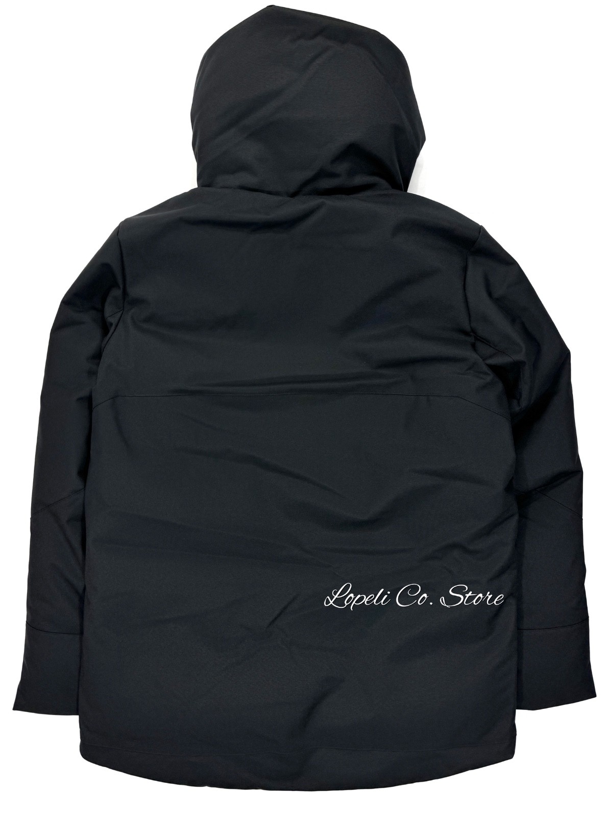 Nike 550 Black Parka Jacket Down Filled Storm Fit Hooded DJ6526-010 Medium