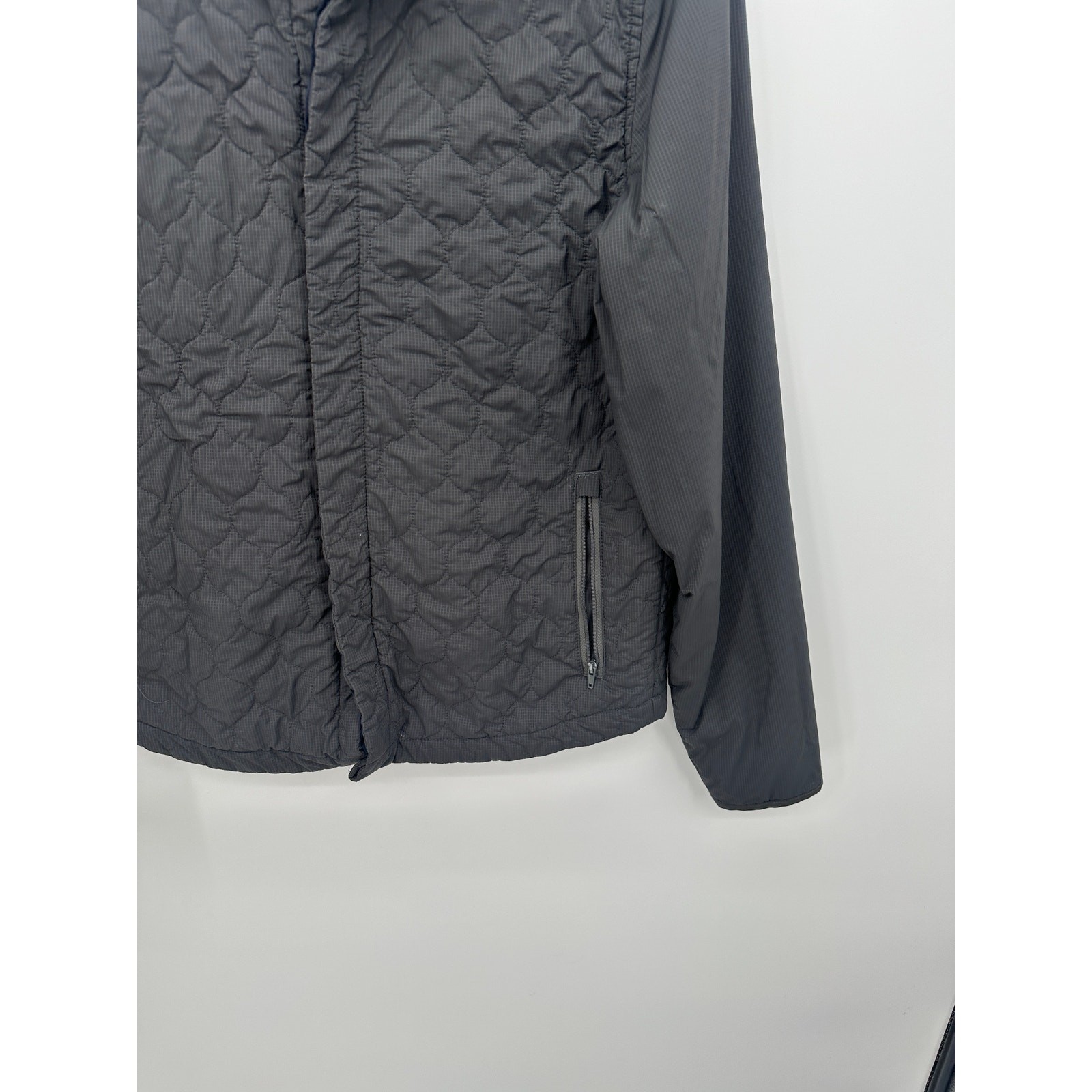 Bonobos Mens The Quilted Clubhouse Jacket Gray Blue Size M Lightweight Button