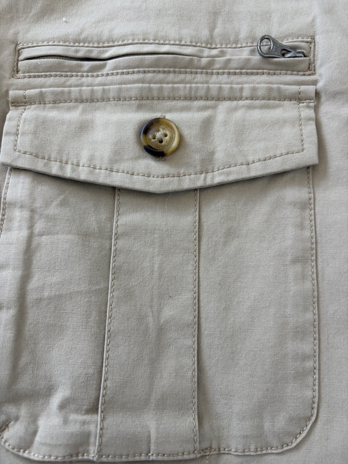 KING RANCH Texas Button-Up Jacket~Khaki~Heavy~Cotton Spandex Men’s XXL~NEW