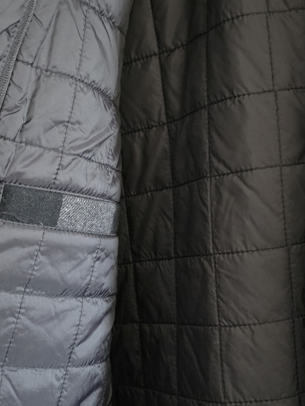 Guess Men’s Gray Wool-Blend Insulated Military Quilted Coat Jacket Size LG