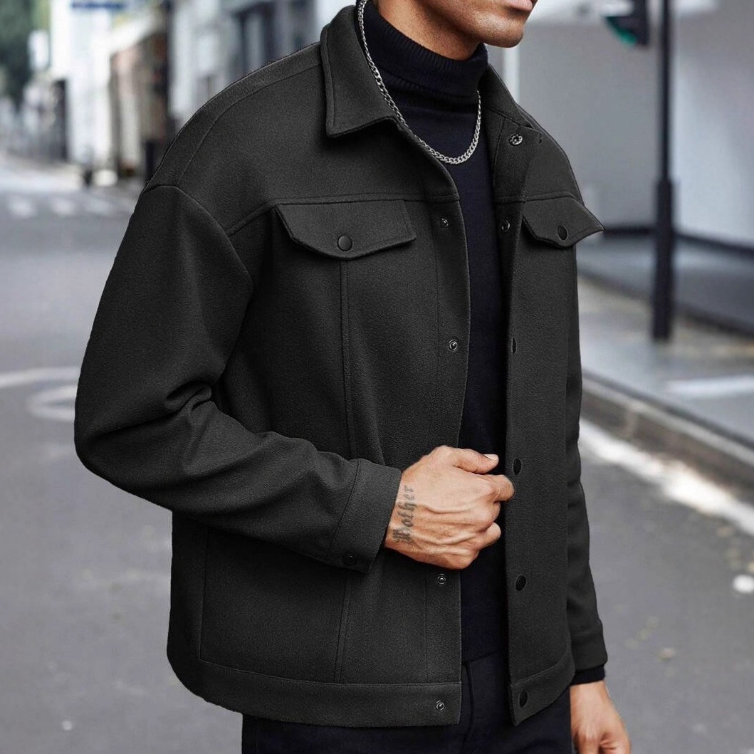 2025 Fall/Winter Lapel Tweed, Men’s Jacket, Casual, Business Jacket Coat
