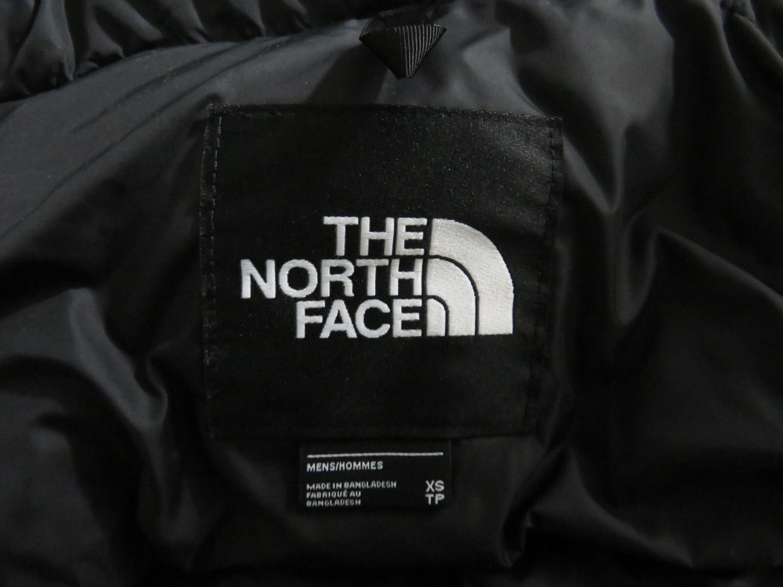 Mens XS The North Face 1996 Retro Nuptse 700-Down Insulated Jacket – Black